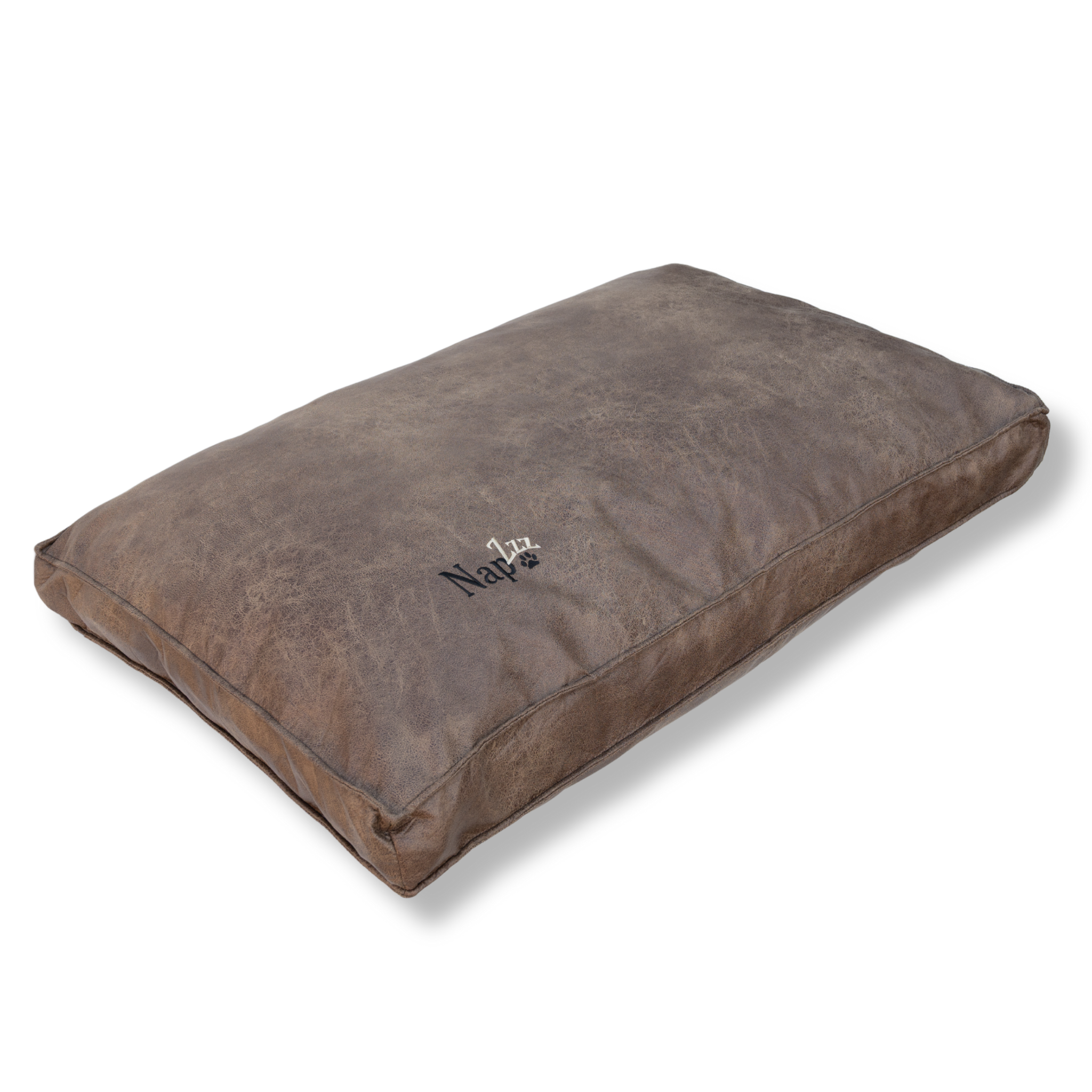 NapZZZ Ligkussen - Lederlook Bruin