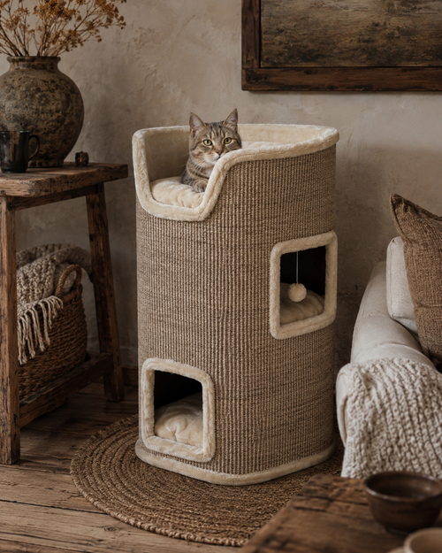 Boon krabmeubel sisal 2-gaats desert 75 cm