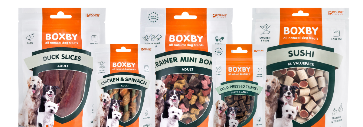 Boxby Proline hondensnacks voor honden, gezonde beloningen en trainingssnacks