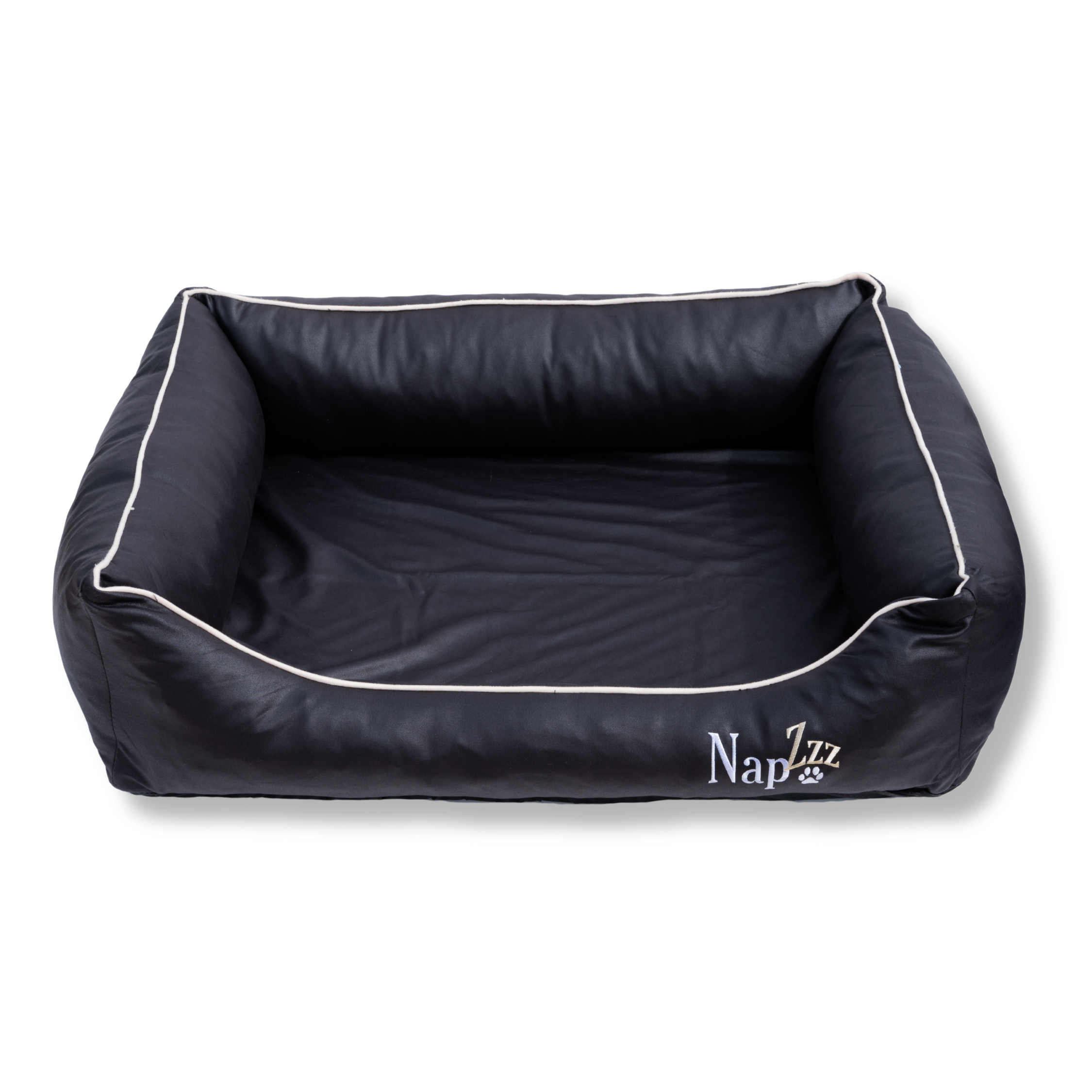 NapZZZ Divan Eco - Lederlook zwart