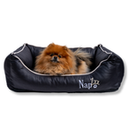 NapZZZ Divan Eco - Lederlook zwart