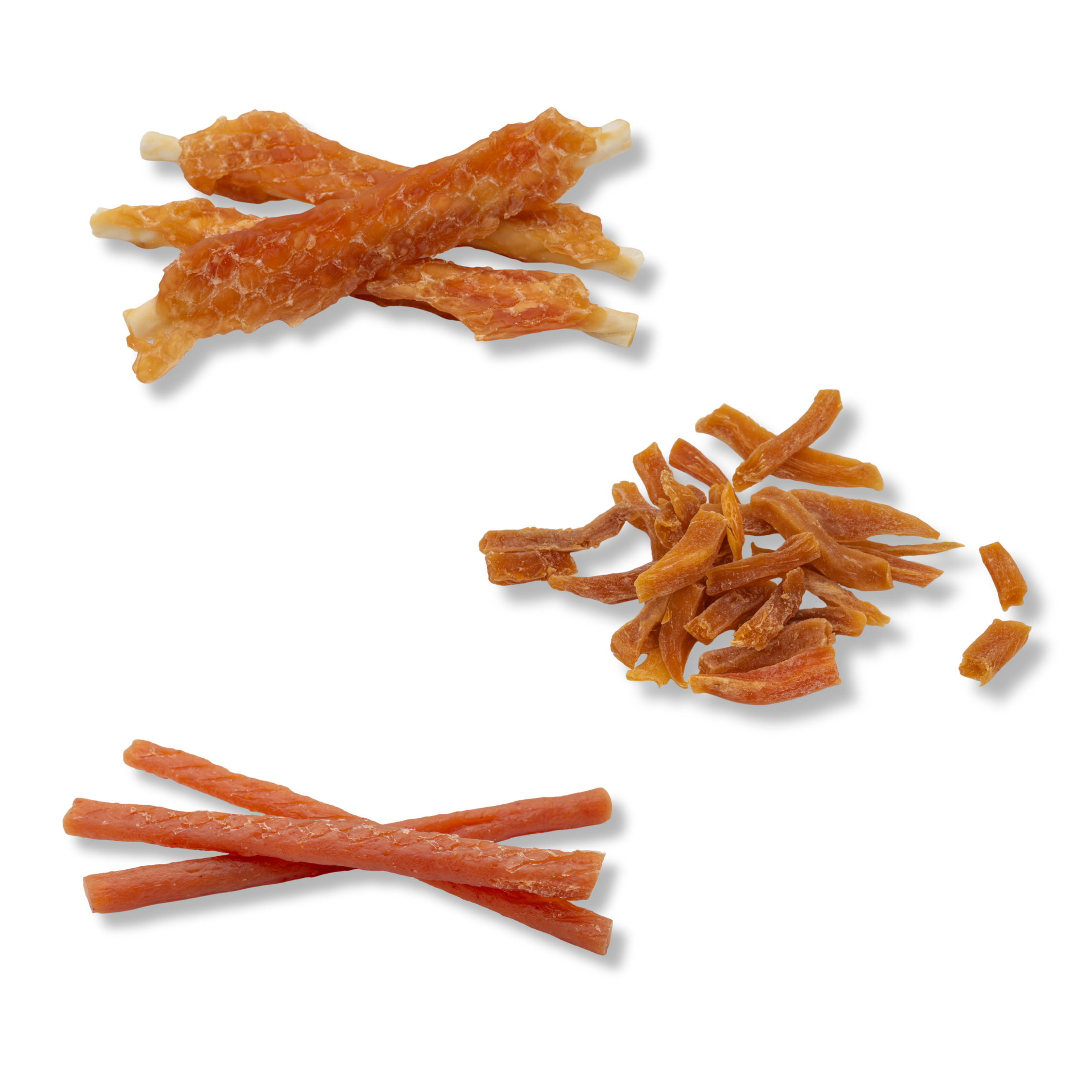 De NapZZZ Mix Kip & Zoete Aardappel  als losse snacks, dit is een uitgebalanceerde voordeelverpakking met drie heerlijke en voedzame hondensnacks: de Collageen Bar met Kip, Kipstick en Zoete Aardappel Snack. 