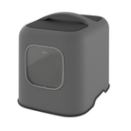 Biala Kattentoilet Antraciet Vooraanzicht – Moderne Kattenbak