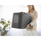 Biala Kattentoilet Antraciet Sfeerfoto – Moderne Kattenbak in Stijlvol Interieur