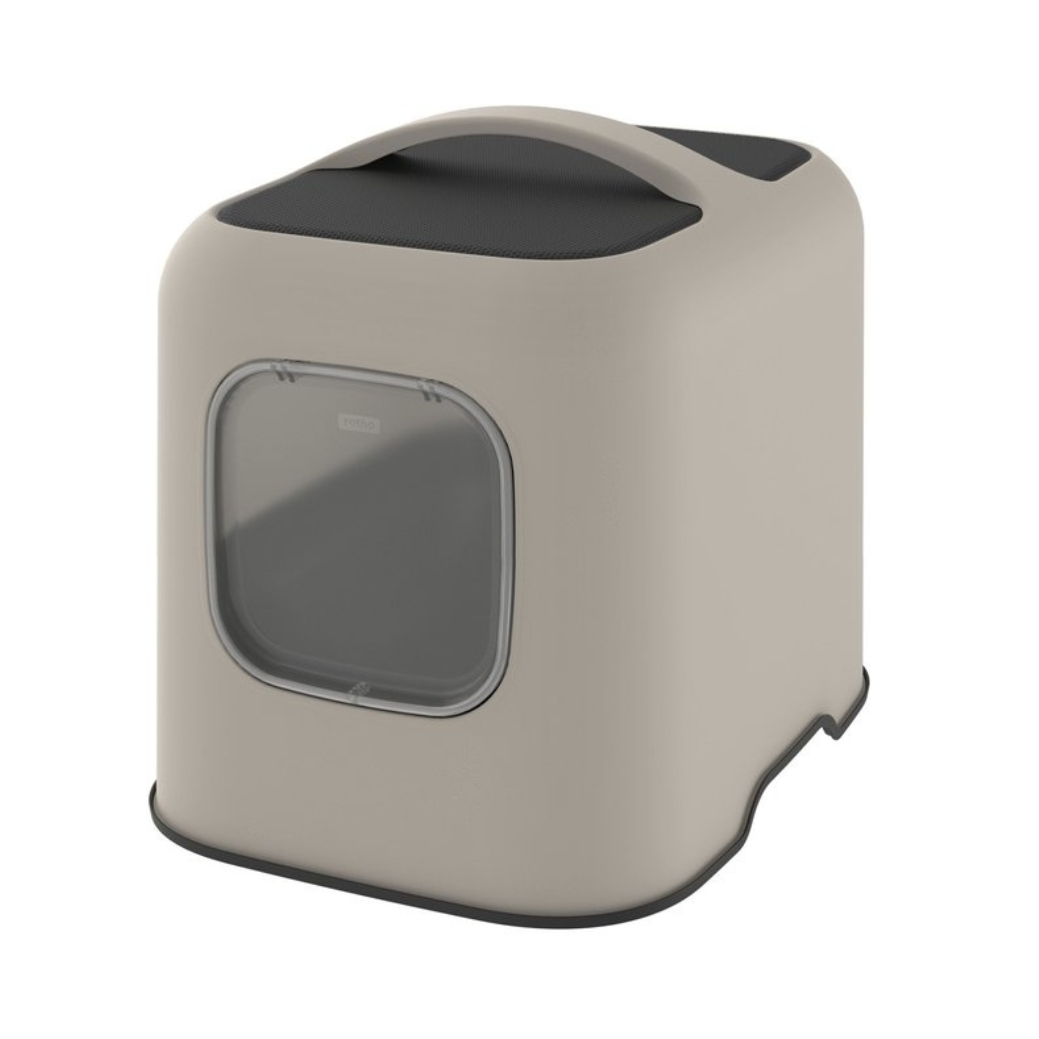 Biala Kattentoilet Vooraanzicht – Moderne Afgesloten Kattenbak