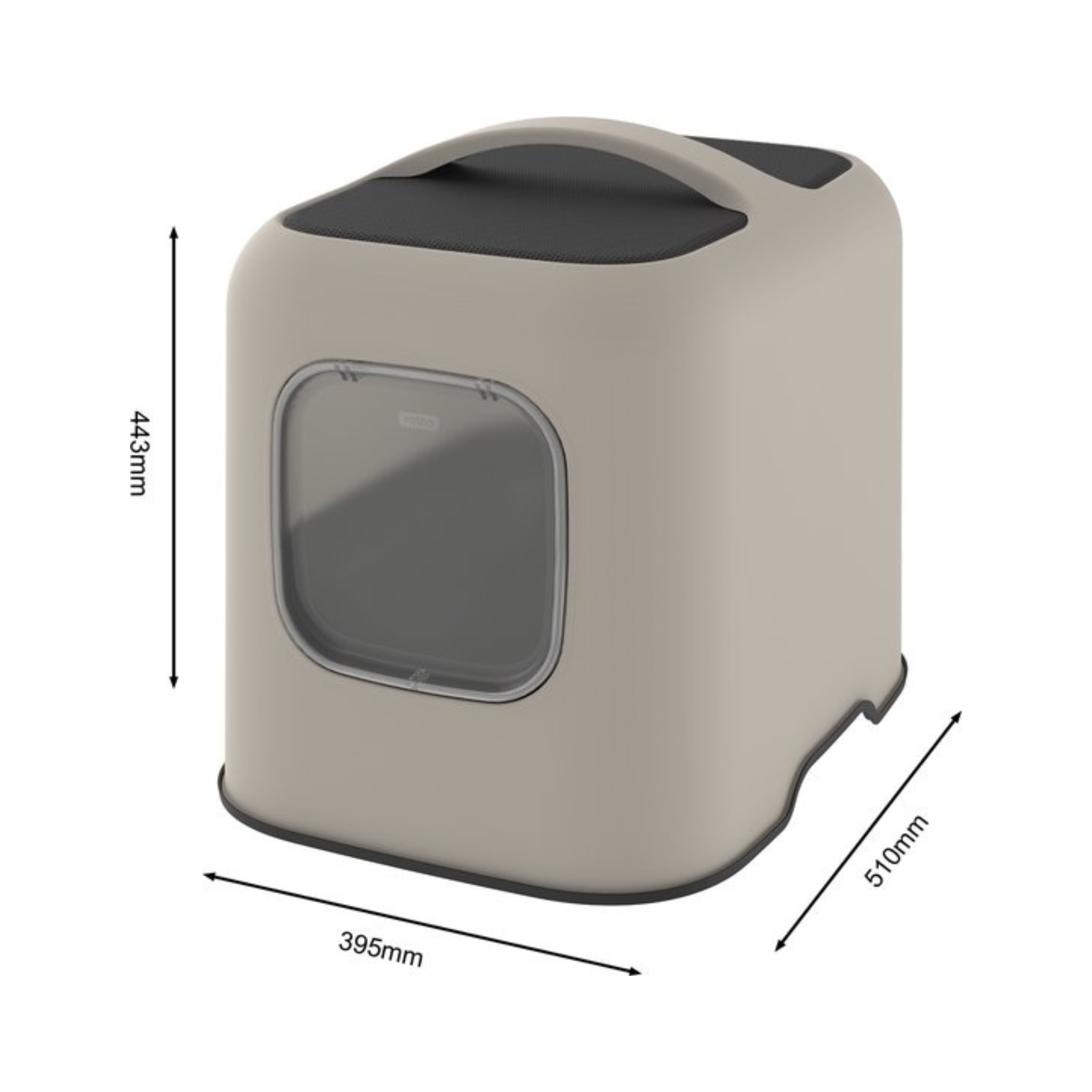 Biala Kattentoilet Zijkant – Ruim en Hygiënisch Ontwerp