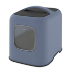 Biala Kattentoilet Hemelsblauw Zijkant – Ruime Moderne Kattenbak