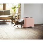 Biala kattentoilet Roze met afneembare bovenkap en ergonomisch handvat voor makkelijk verschonen