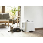 Biala Kattentoilet Wit Sfeerfoto – Moderne Kattenbak in Licht en Stijlvol Interieur