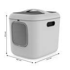 Biala XL Kattentoilet Wit 49x61 cm Ruim Voor Katten