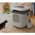 Biala XL Kattentoilet Wit Sfeerfoto In Huis Interieur