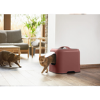 Biala kattentoilet Iron Rood met afneembare bovenkap en handvat voor eenvoudig verschonen