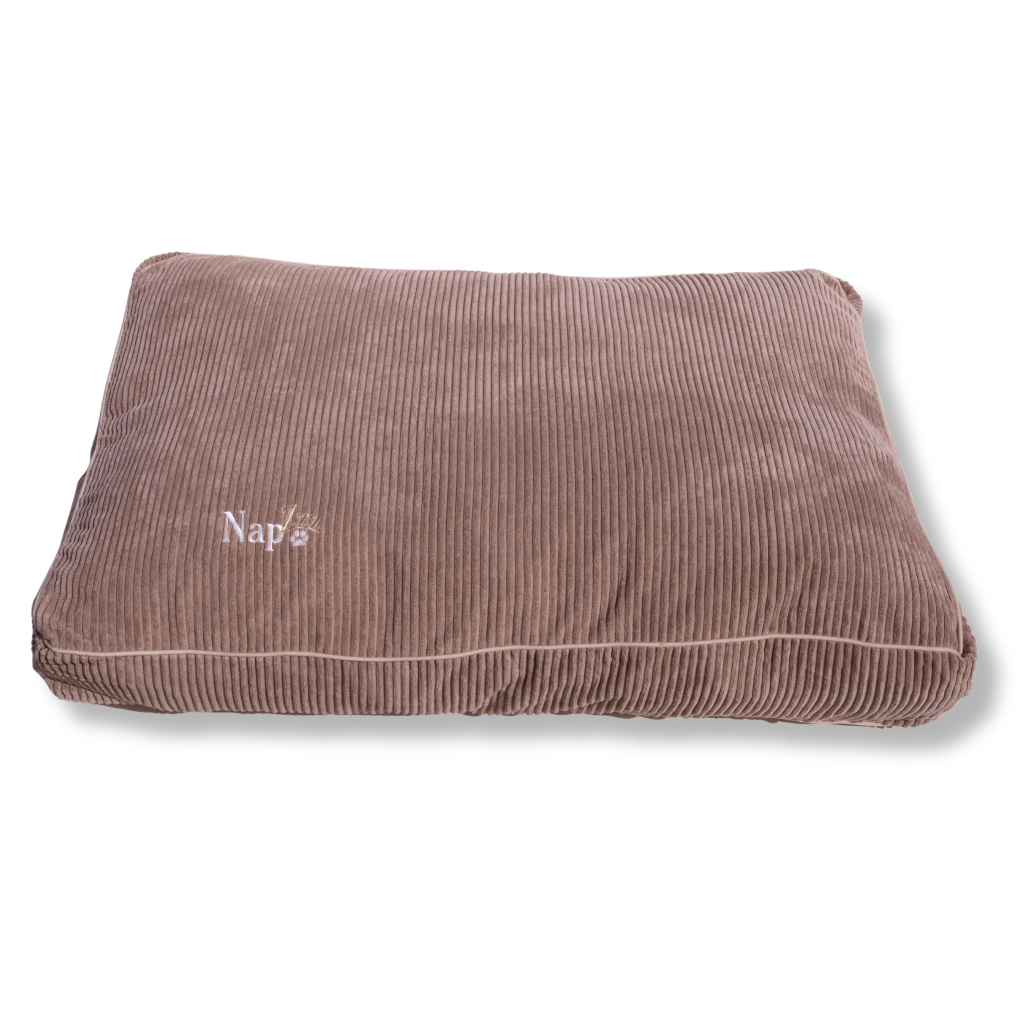 NapZZZ Ribbed Ligkussen - Bruin